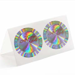 Hot sale Self adhesive sticker printing holographic sticker sheet