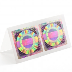 Hot sale Self adhesive sticker printing holographic sticker sheet